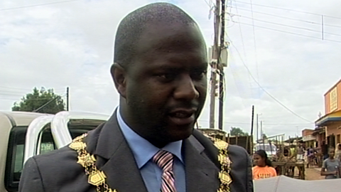 LUSAKA Mayor, Daniel Chisenga