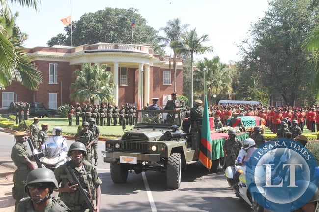 Zambia Final Farewell To President Sata In Pictures