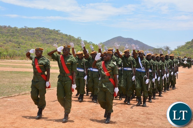 Zambia : Paramilitary Graduates Parade in Pictures