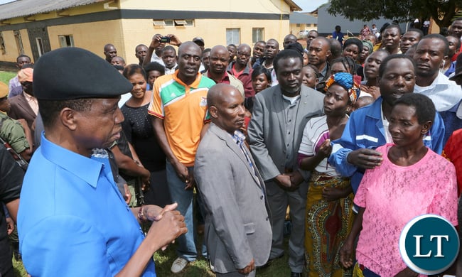 Zambia : President Lungu's Solwezi Tour in Pictures