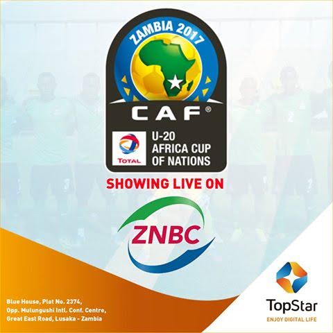 Zambia : ZNBC To Finally Beam The Remaining AFCON Under 20 Games