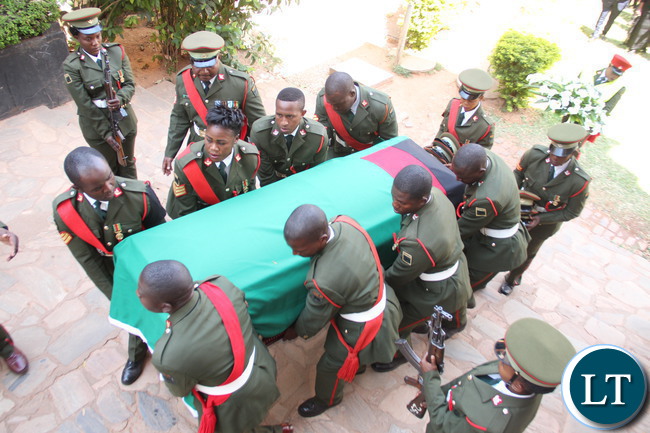 Zambia : Funeral of Former Health Minister Dr Kasonde in pictures