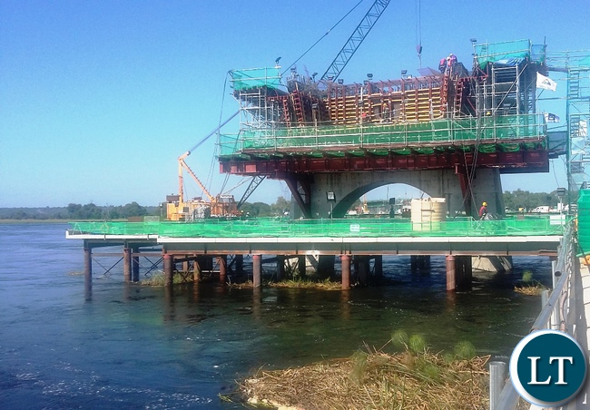 Zambia : Kazungula Bridge construction progresses