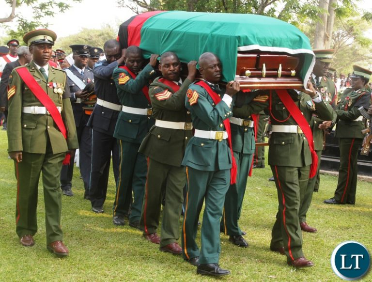 Zambia : Pictures during the funeral service for the Late Mama Kankasa