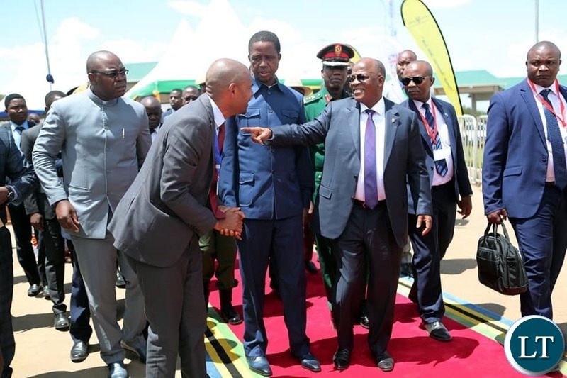 Zambia : President Lungu and President Magufuli open Tunduma -Nakonde ...