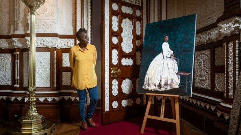 Zambia : UK based Zambian artist Hannah Uzor puts portrait of Queen ...