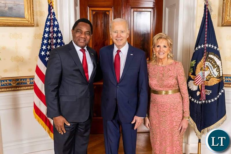 Zambia : HH Salutes Biden's Support For Lobito Corridor Rail Project